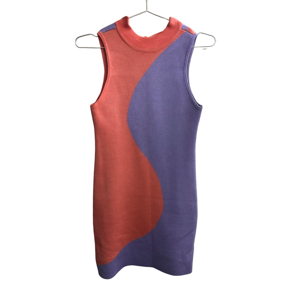 Verge Girl Sunset Boulevard Knit Mini Dress Woman’s 10 - Picture 2 of 4